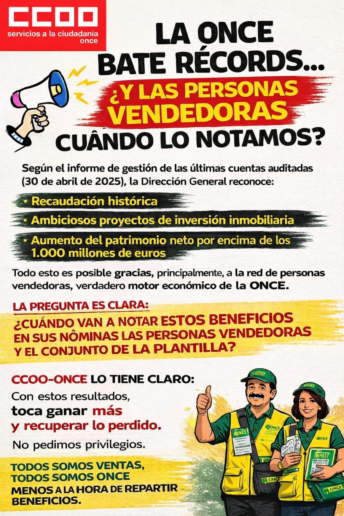 Constitución Mesa Negociadora 26 de noviembre 2025 ONCE